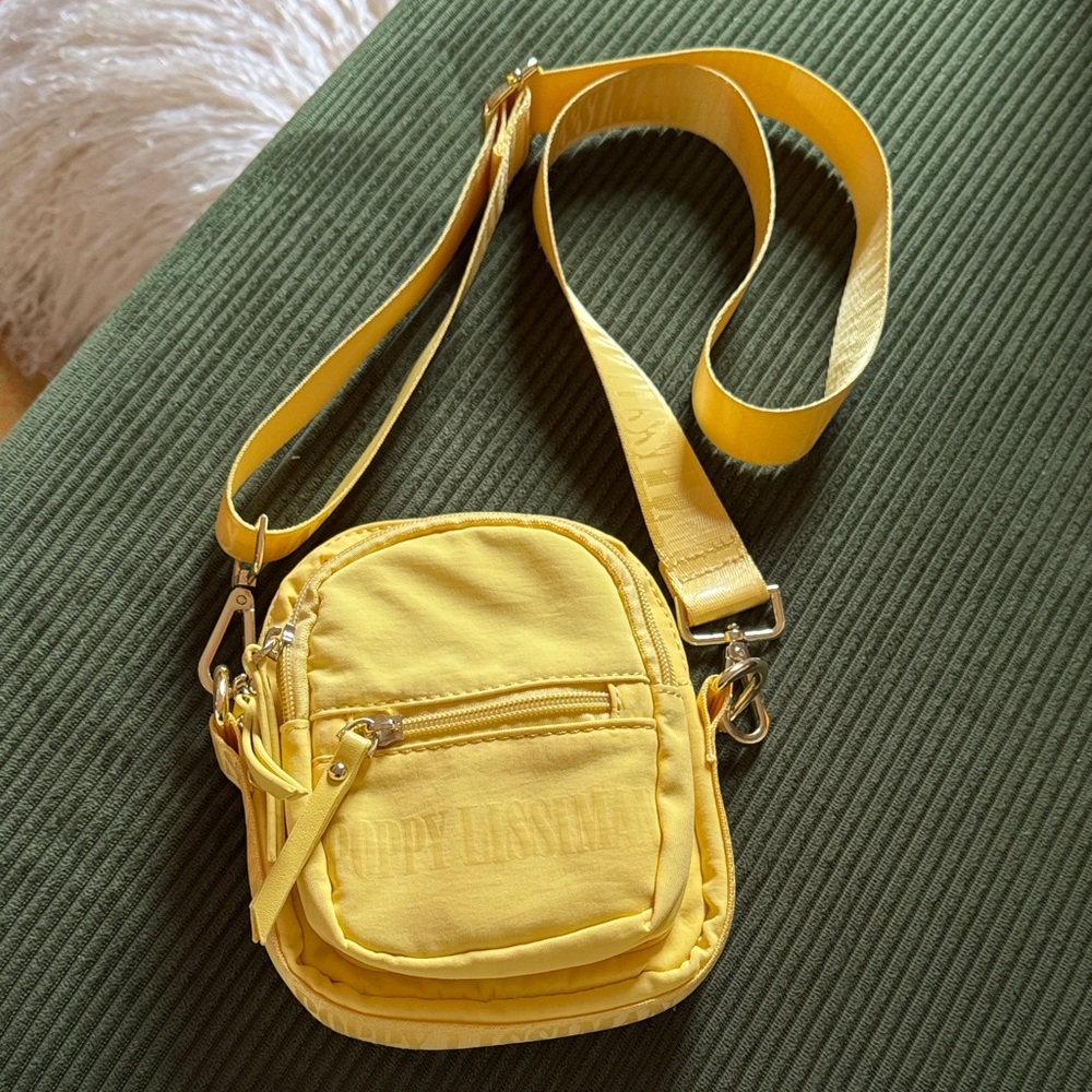 Poppy Lissiman Yellow Crossbody Nifty Camera Bag - Compact Everyday Shoulder Bag